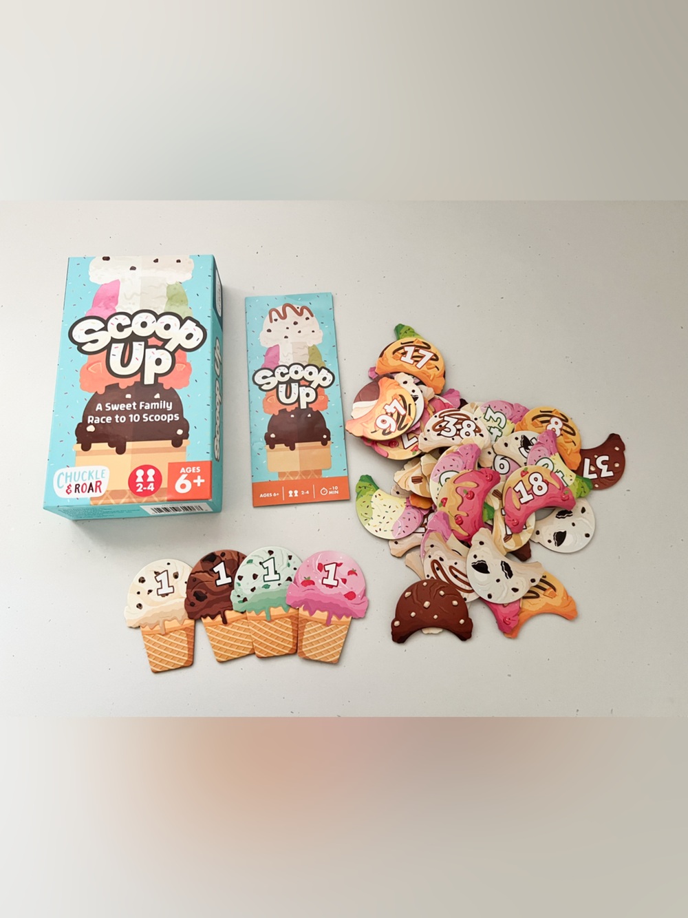 Adorable Scoop up game for matching and number skills complete set